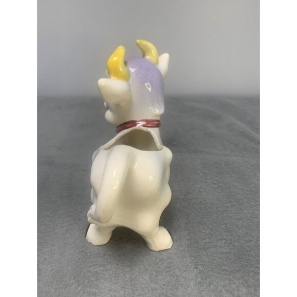 Vintage Ceramic Cow Creamer Figurine Made in Japan 1960s - Picture 5 of 9